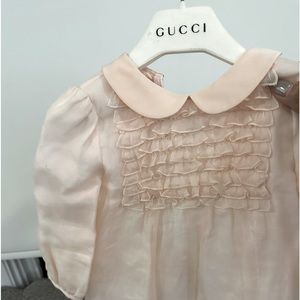 GUCCI Girl Silk Organza Dress